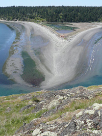 View of Frost and Lopez Islands