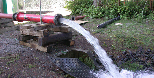 Hawks Prairie well testing